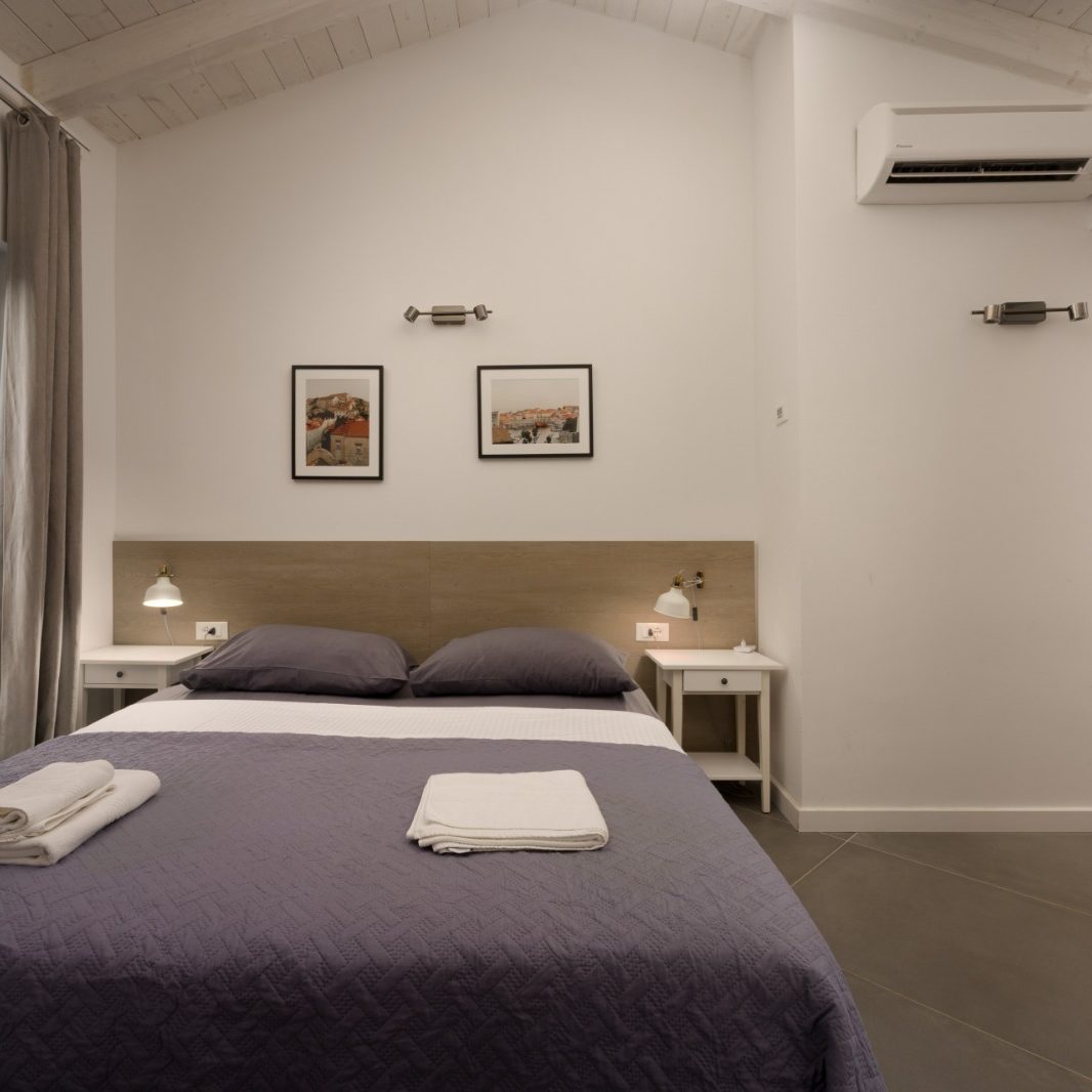 Schlafzimmer der Villa Monte Alba